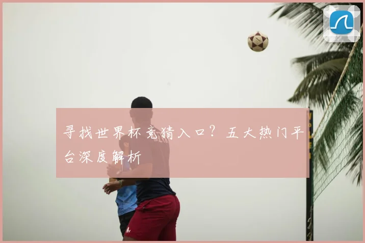 寻找世界杯竞猜入口？五大热门平台深度解析